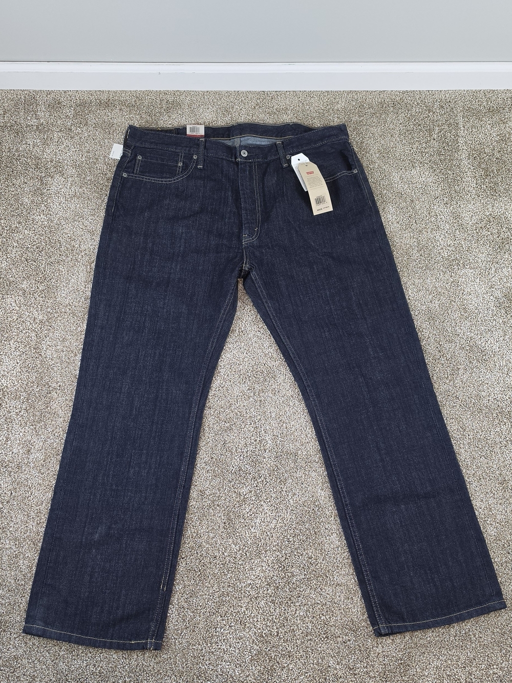Levi's 501 Original Men's Jeans 40x32 Dark Wash Straight Leg NWT